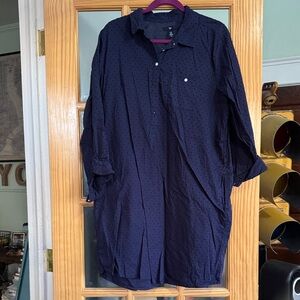 GAP Navy Blue Midi Dress